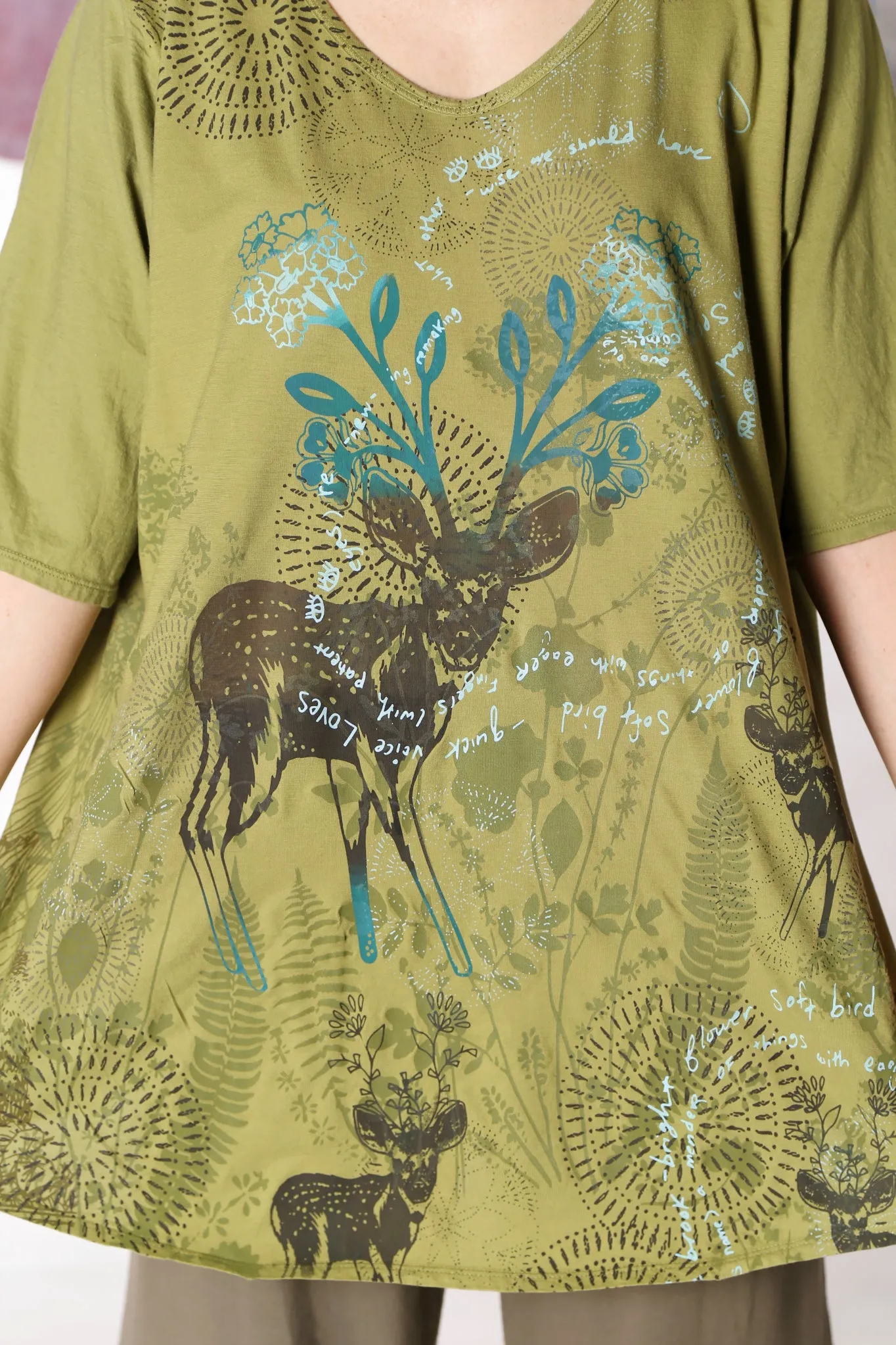 1211 Lightweight A-Line Layer Tee Sprout-P