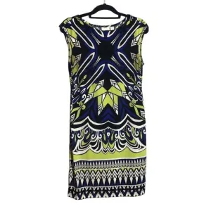 156. Chico's Sleeveless Boatneck Shift Dress SZ Small (0)