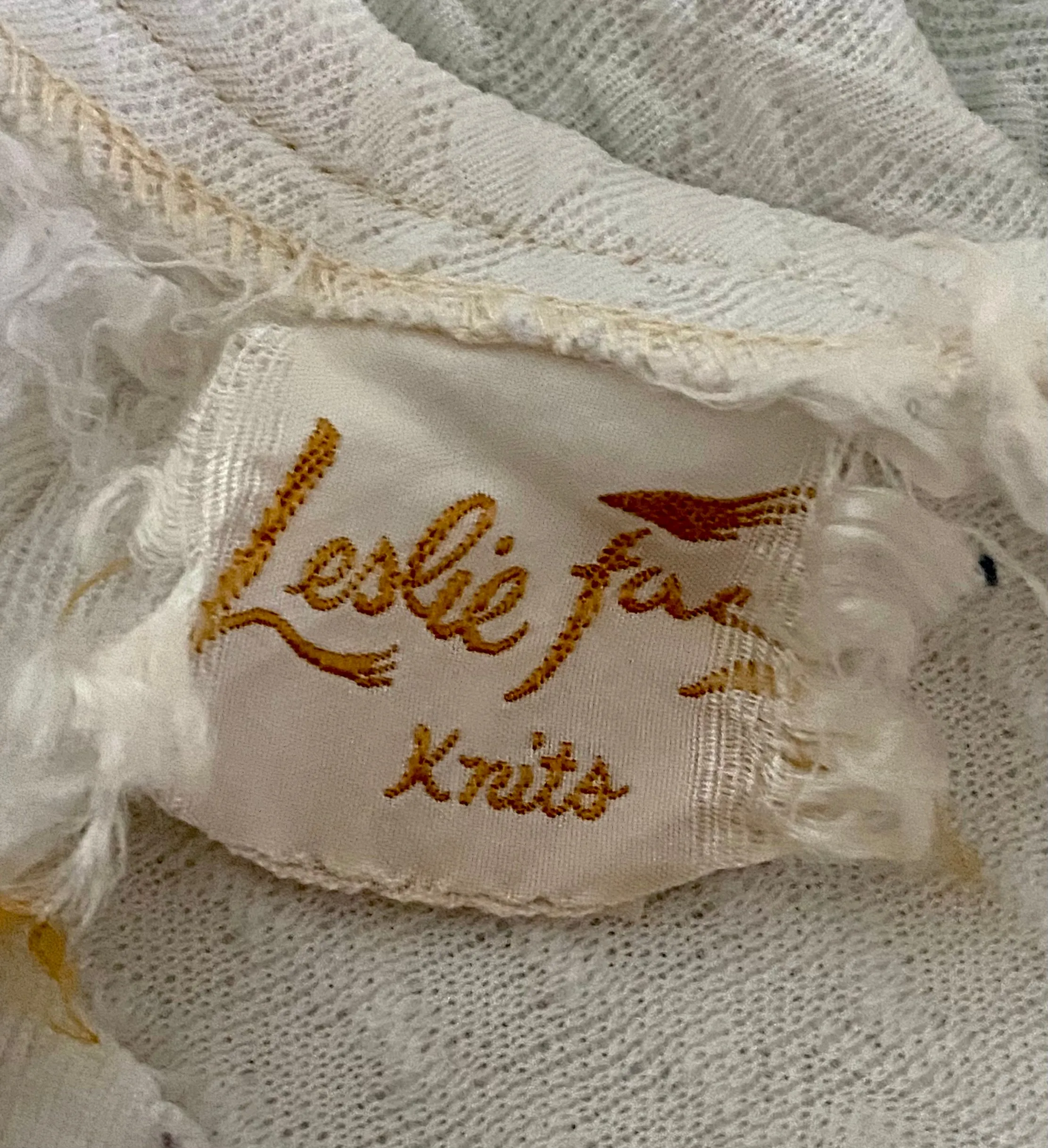 1960s Leslie Fay Knits Dress