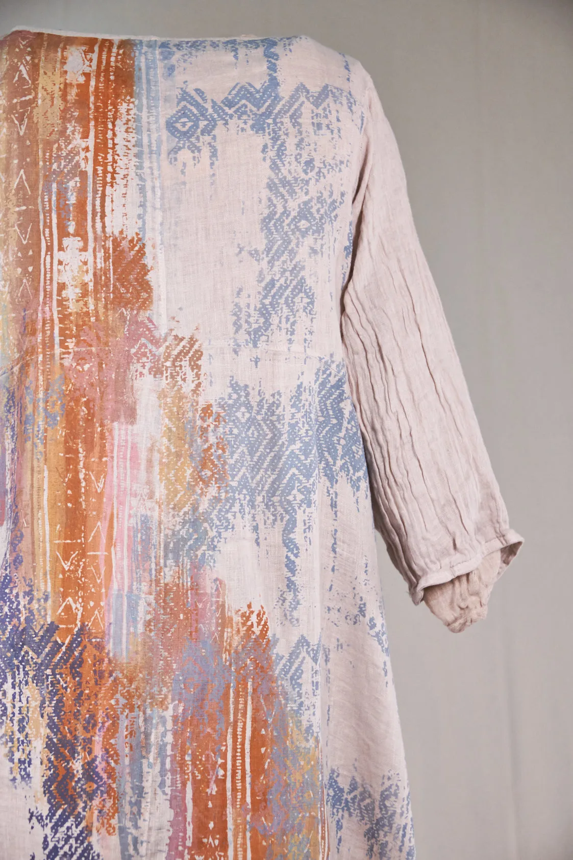 5292 Cyanotype Linen Duster-Natural-P