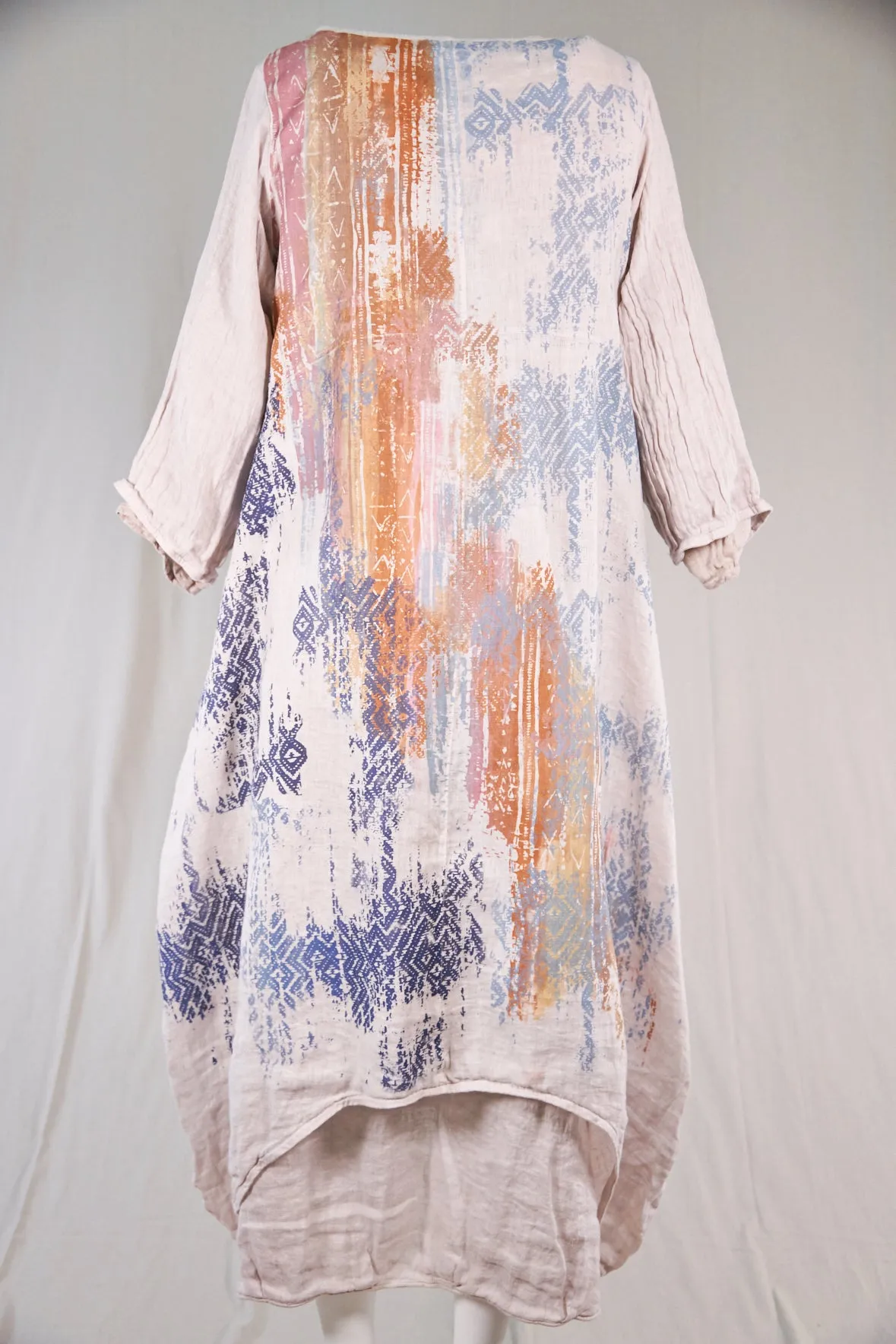 5292 Cyanotype Linen Duster-Natural-P