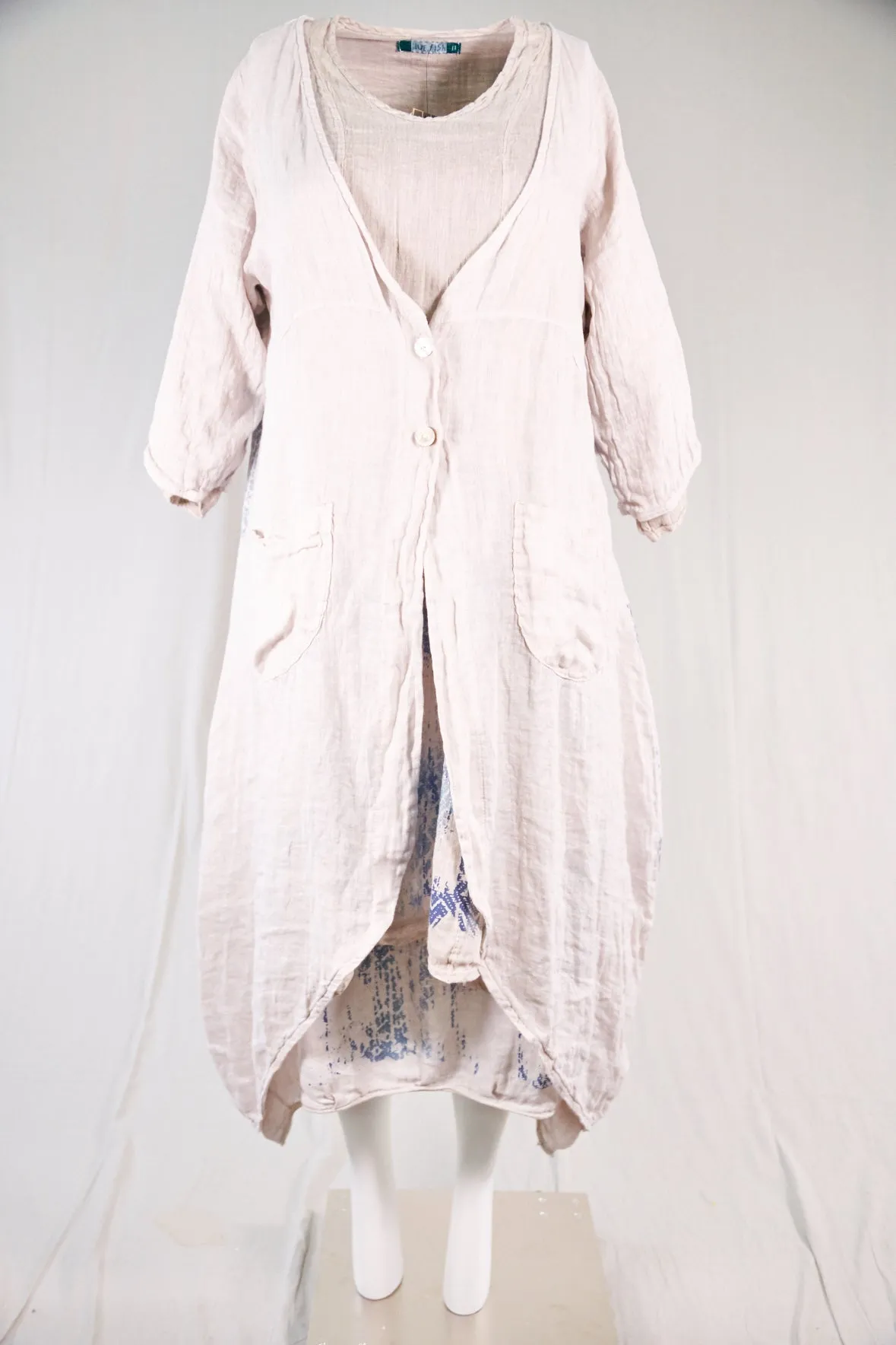 5292 Cyanotype Linen Duster-Natural-P