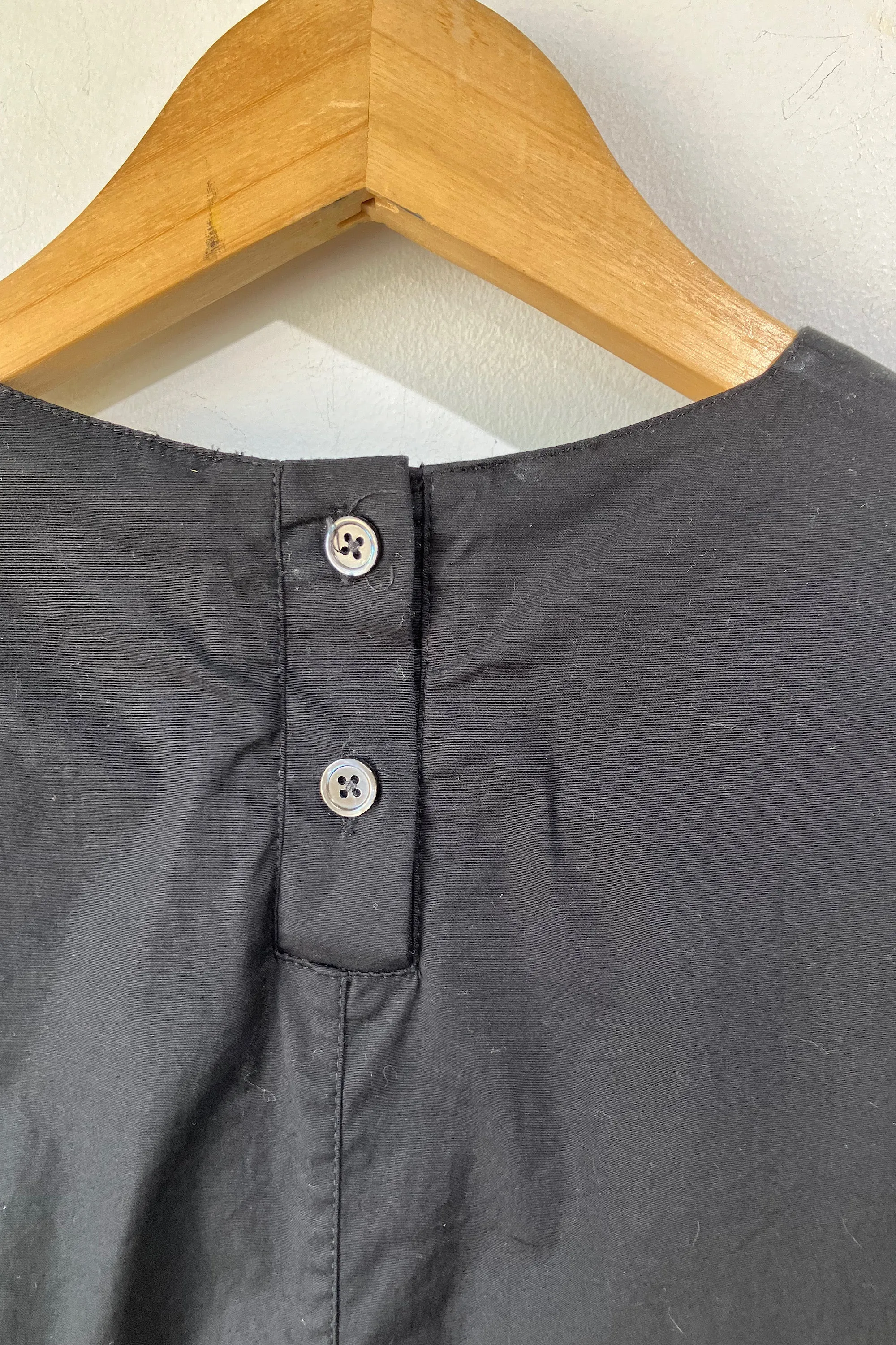 6397 Black Cotton Dress