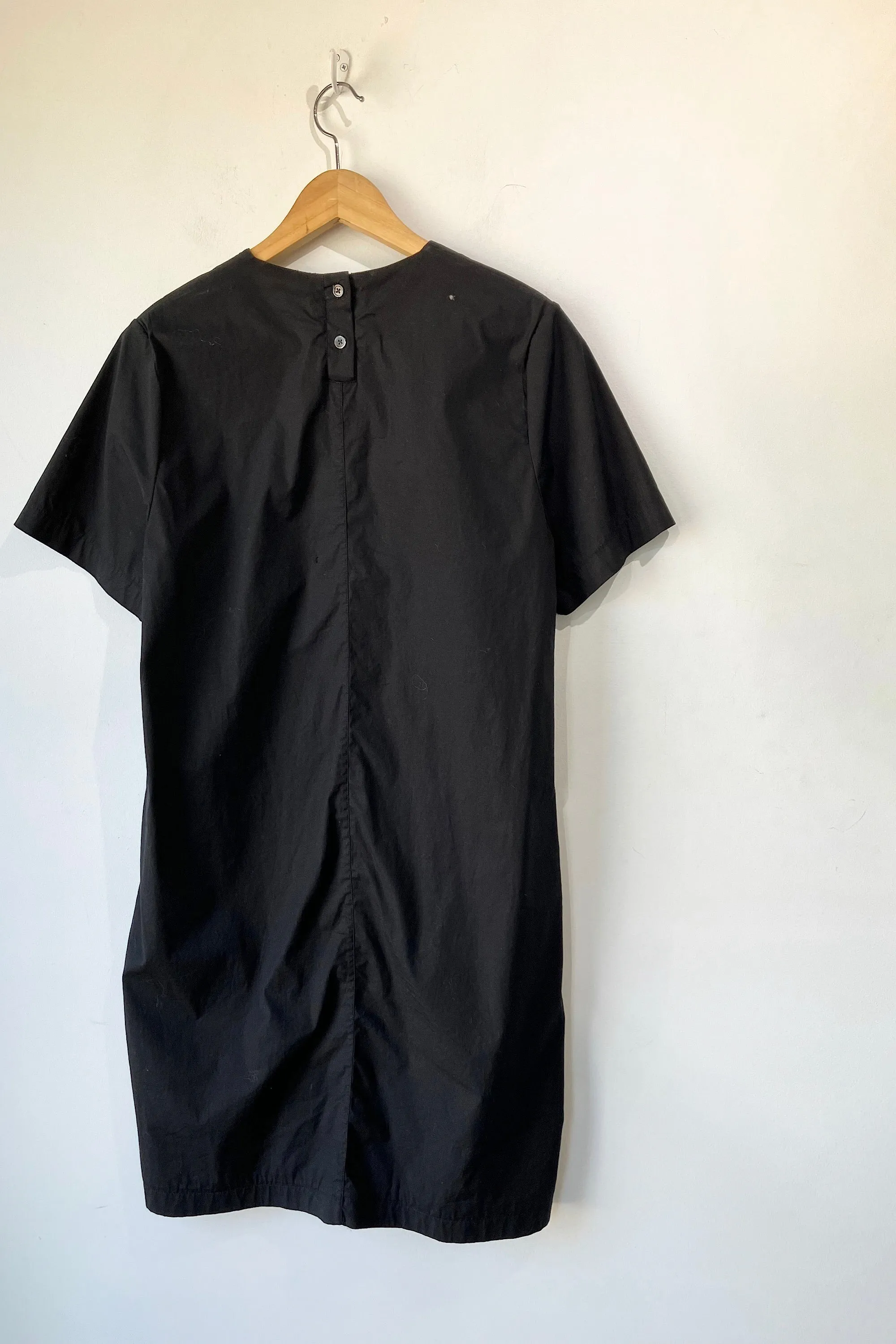6397 Black Cotton Dress