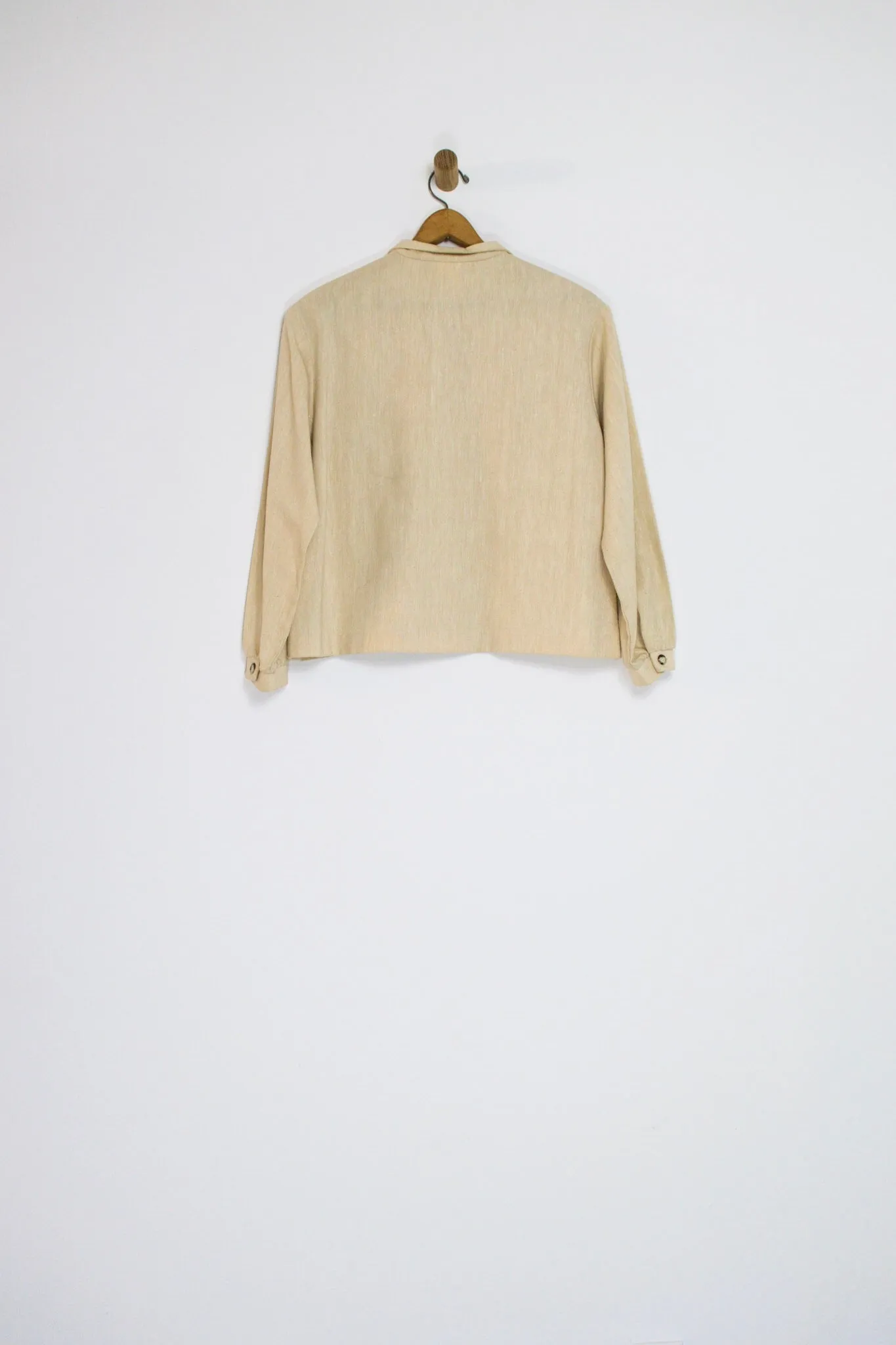90's LINEN LIGHT JACKET / MEDIUM
