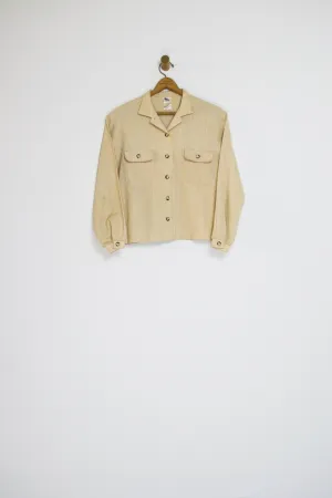 90's LINEN LIGHT JACKET / MEDIUM