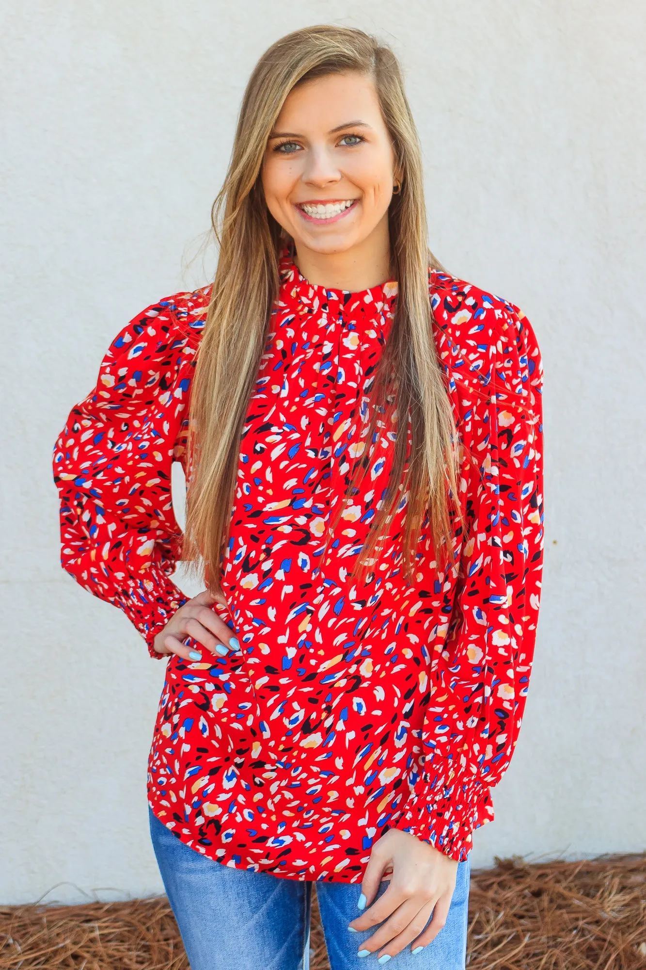 Adelyn Top - Red