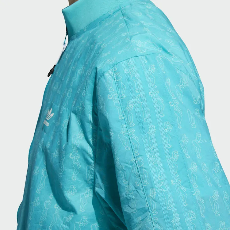 Adidas Skateboarding Robin Clare Jacket Blue/Shock Green