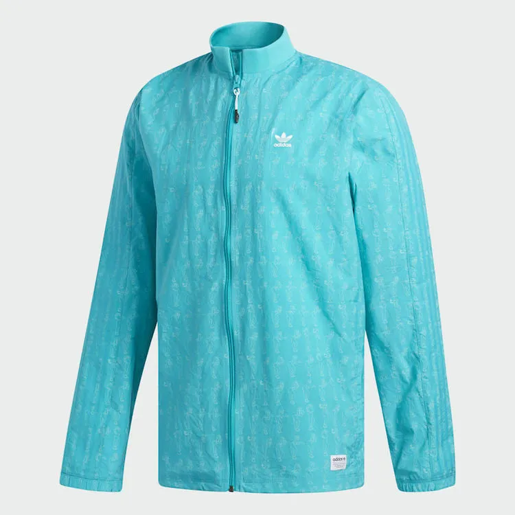 Adidas Skateboarding Robin Clare Jacket Blue/Shock Green
