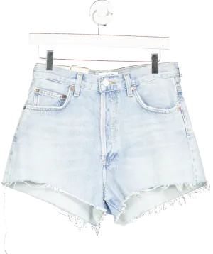 AGOLDE Blue Mila Vintage High Rise Denim Shorts W28