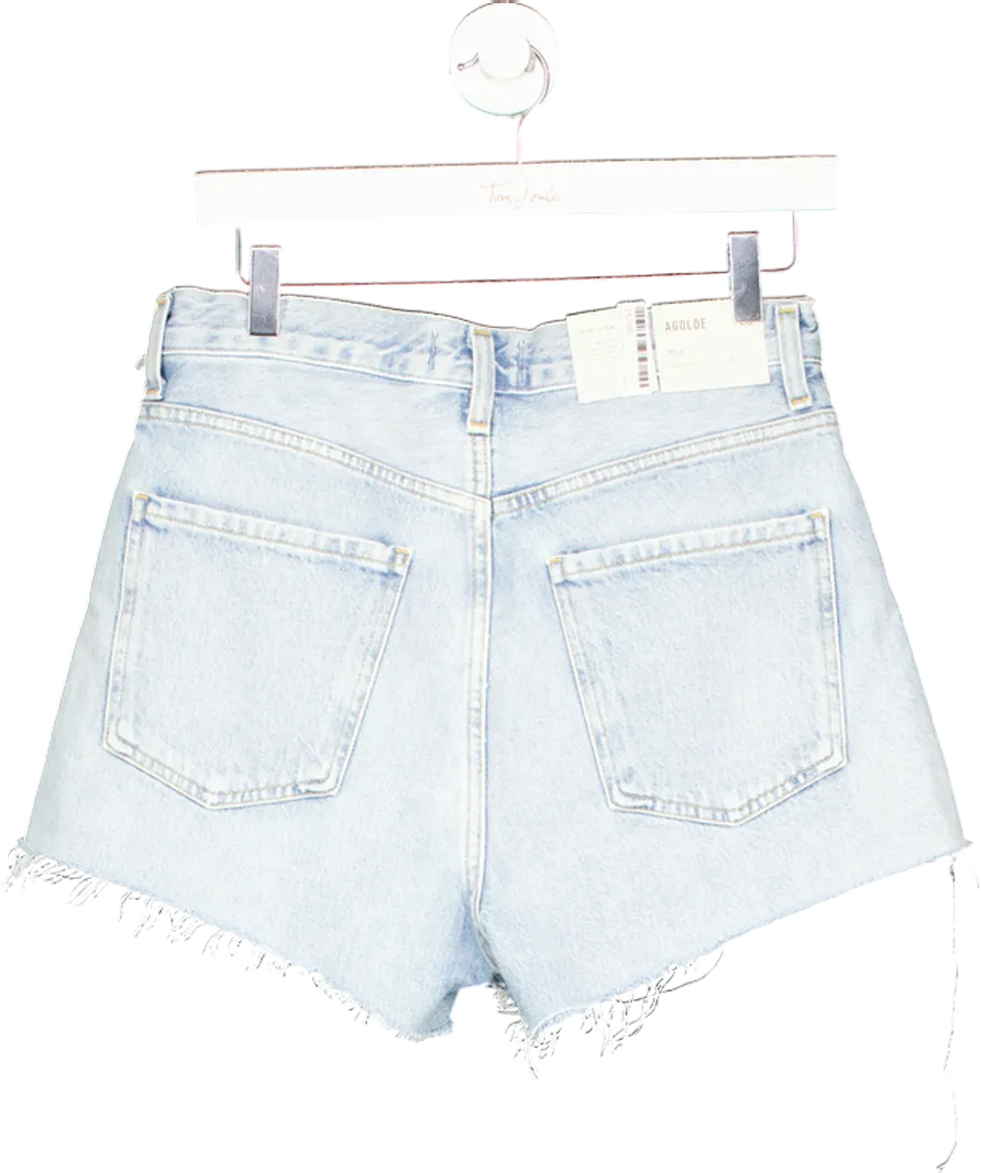 AGOLDE Blue Mila Vintage High Rise Denim Shorts W28