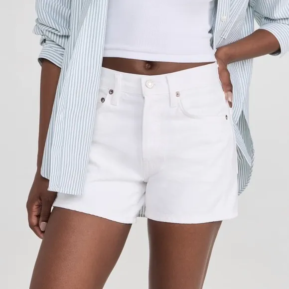 Agolde Parker denim shorts