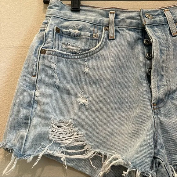 Agolde Parker denim shorts