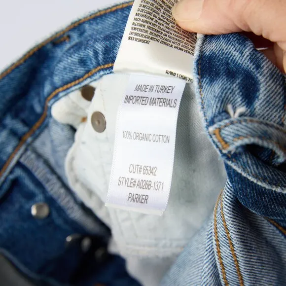 Agolde Parker denim shorts