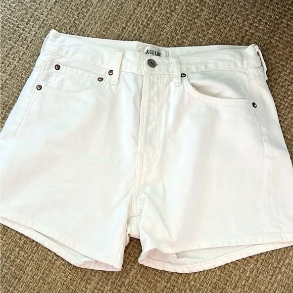 Agolde Parker denim shorts