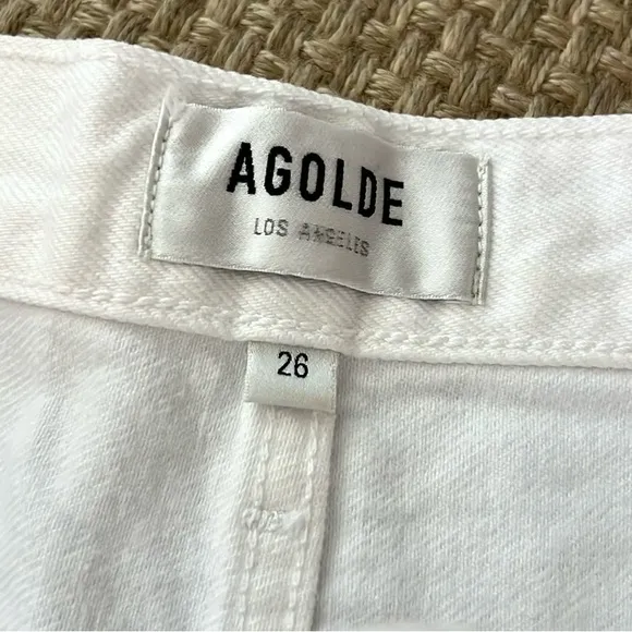 Agolde Parker denim shorts