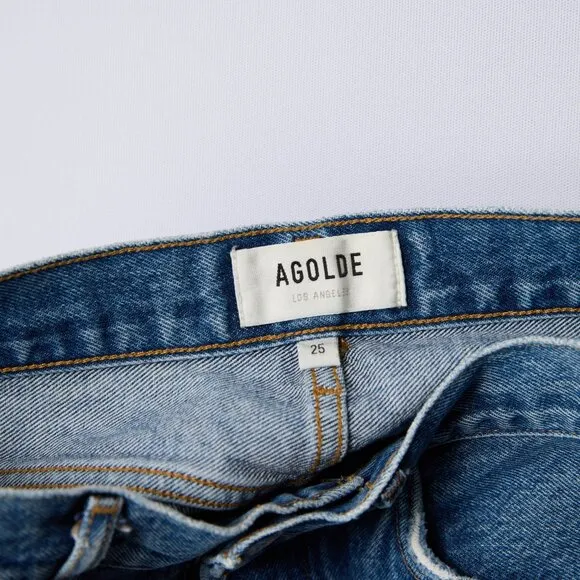 Agolde Parker denim shorts