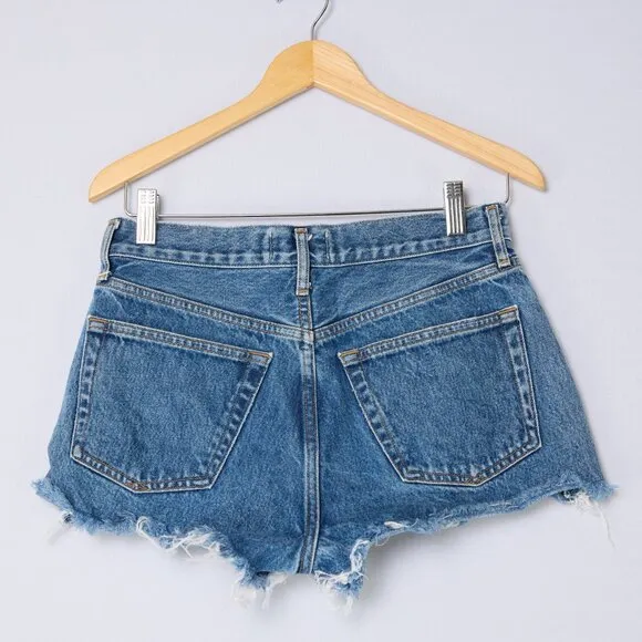 Agolde Parker denim shorts