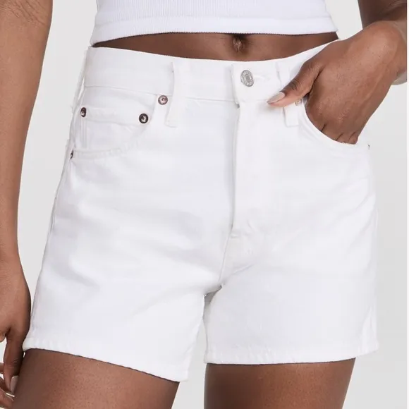 Agolde Parker denim shorts