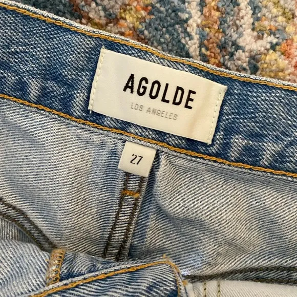 Agolde Parker denim shorts