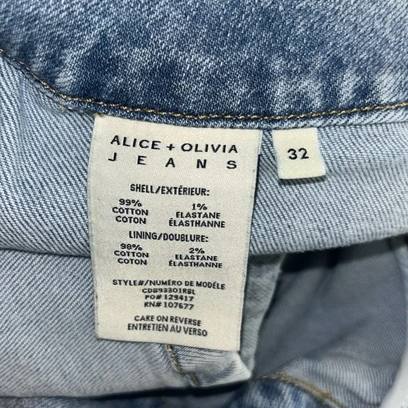Alice   Olivia Denim Shorts size 32