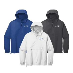 Alpha Omega Epsilon Windbreaker - Letters