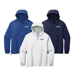 Alpha Phi Omega Windbreaker - Letters