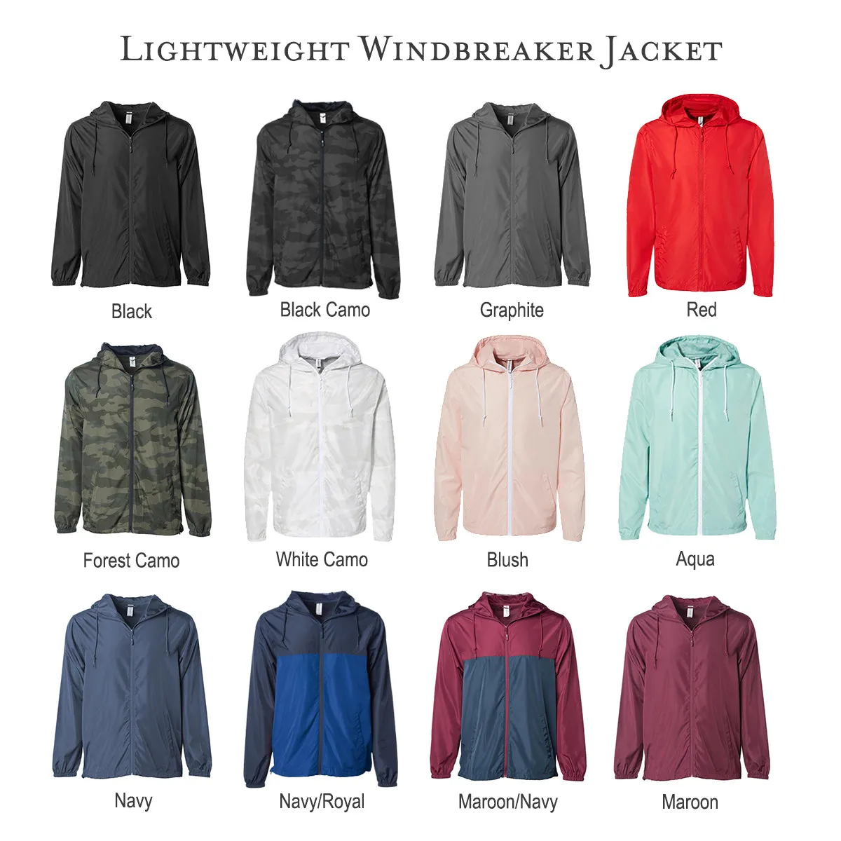Alpha Xi Delta Lightweight Windbreaker Jacket