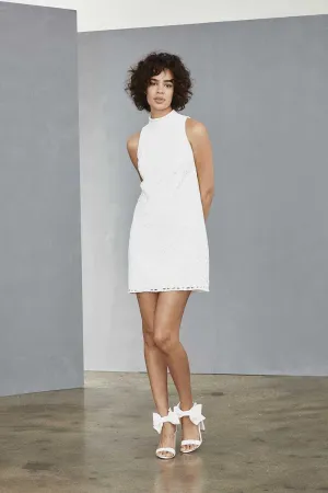 Amsale Little White Dress "LW133" Size 12