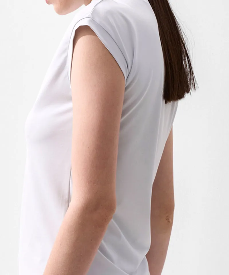Anell Golf Sleeveless Cool Soft Top - Light Gray