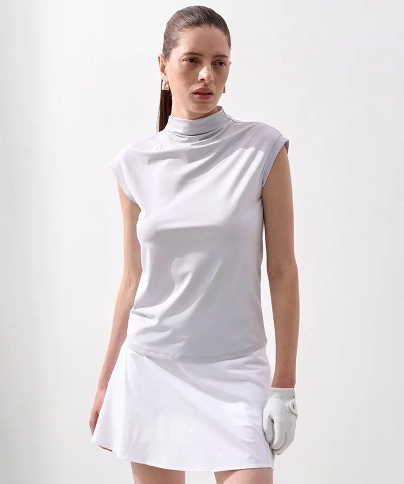 Anell Golf Sleeveless Cool Soft Top - Light Gray