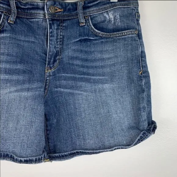 ANTHROPOLOGIE PILCRO Hyphen Relaxed Denim Jean Medium Blue Wash Shorts 27