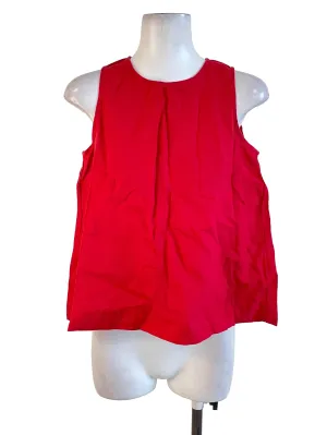 Apple Red Sleeveless Top