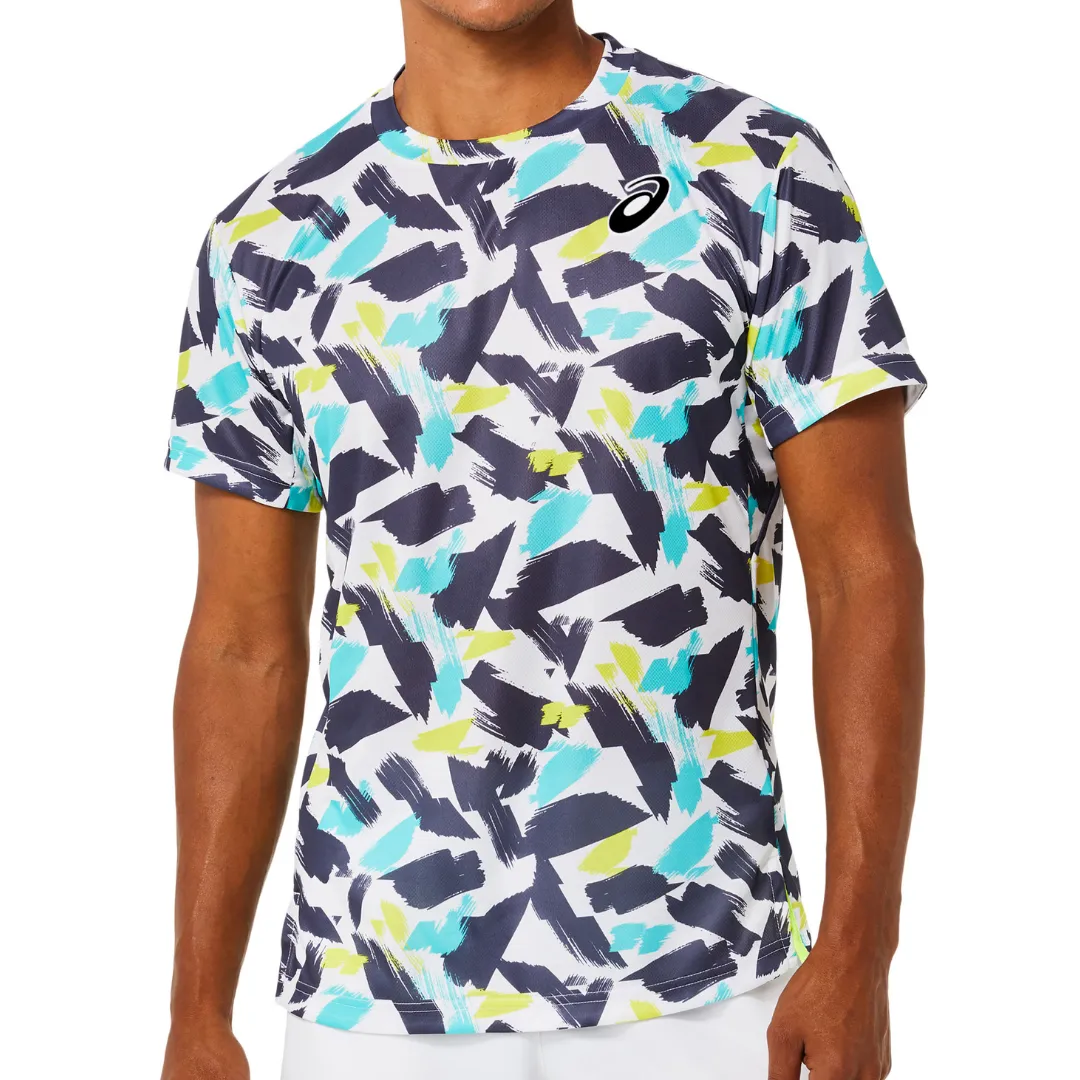 Asics Match Graphic SS Top 2022 - Brilliant White