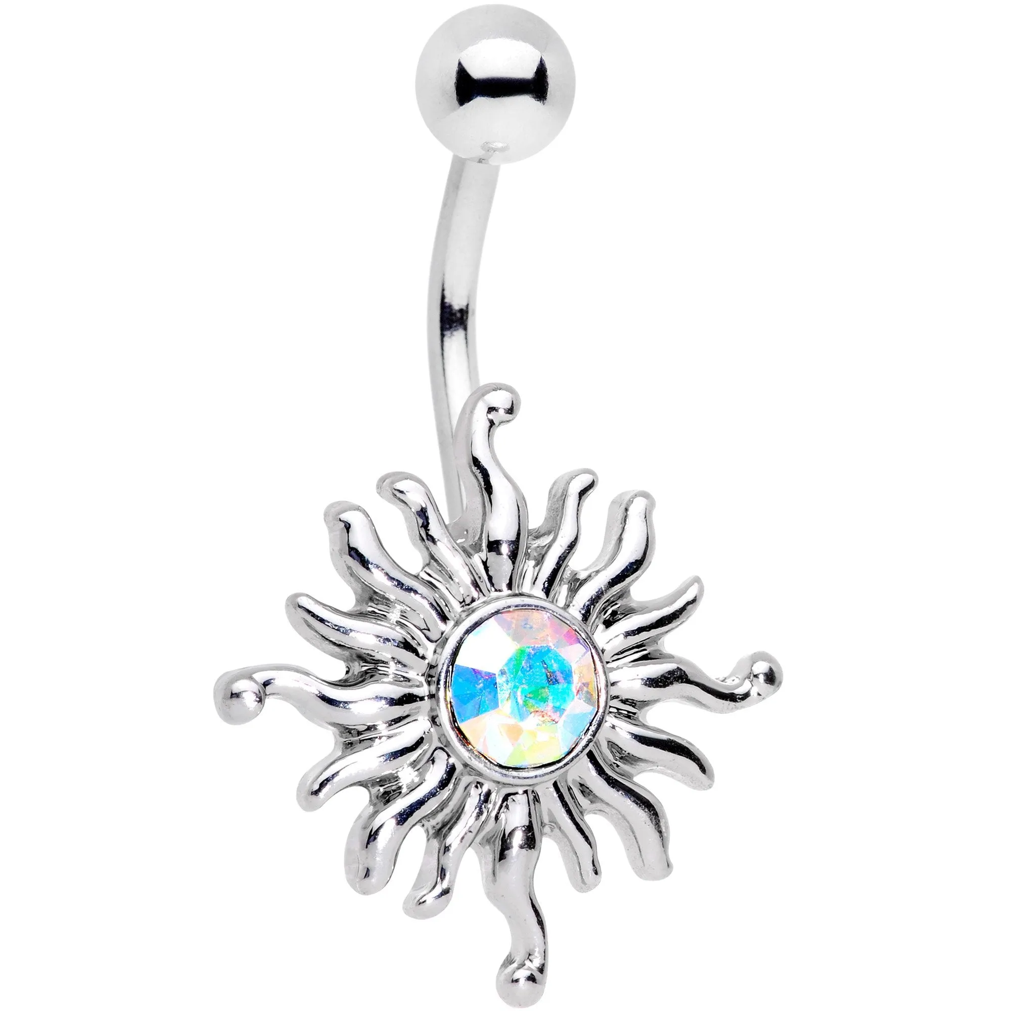 Aurora Gem Dancing Summer Sun Belly Ring