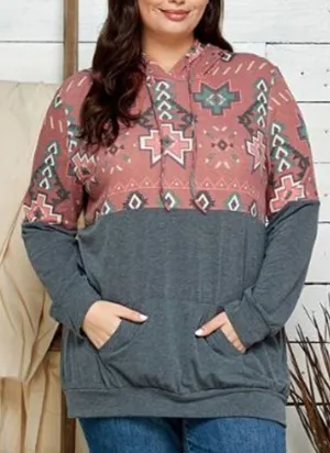 Aztec Pullover Hoodie