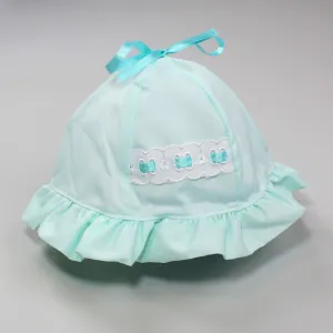 Baby Girls Sun Hat - Mint Green