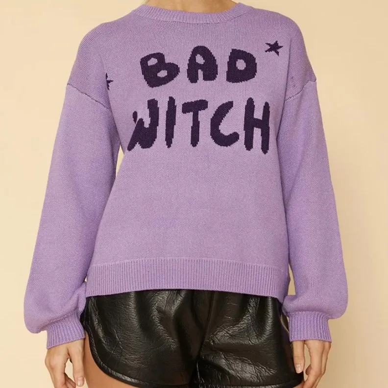 Bad Witch Sweater - Purple