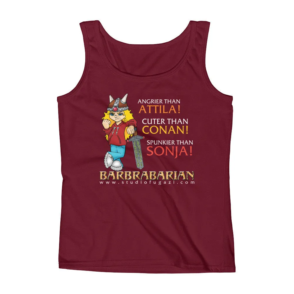 Barbrabarian Fitted Tank Top