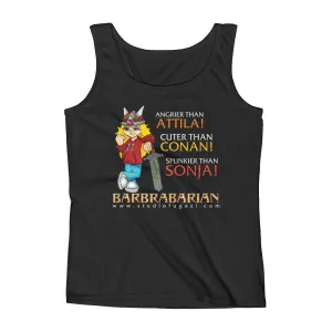 Barbrabarian Fitted Tank Top