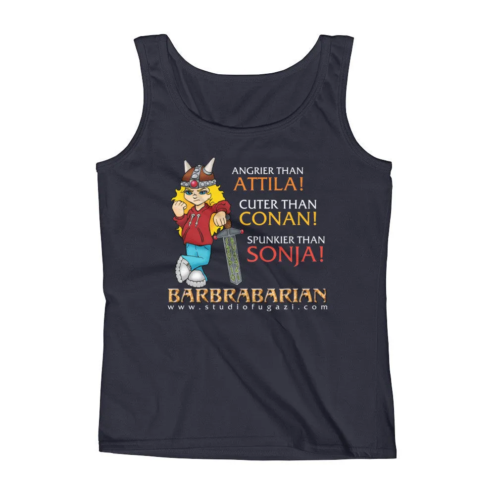 Barbrabarian Fitted Tank Top