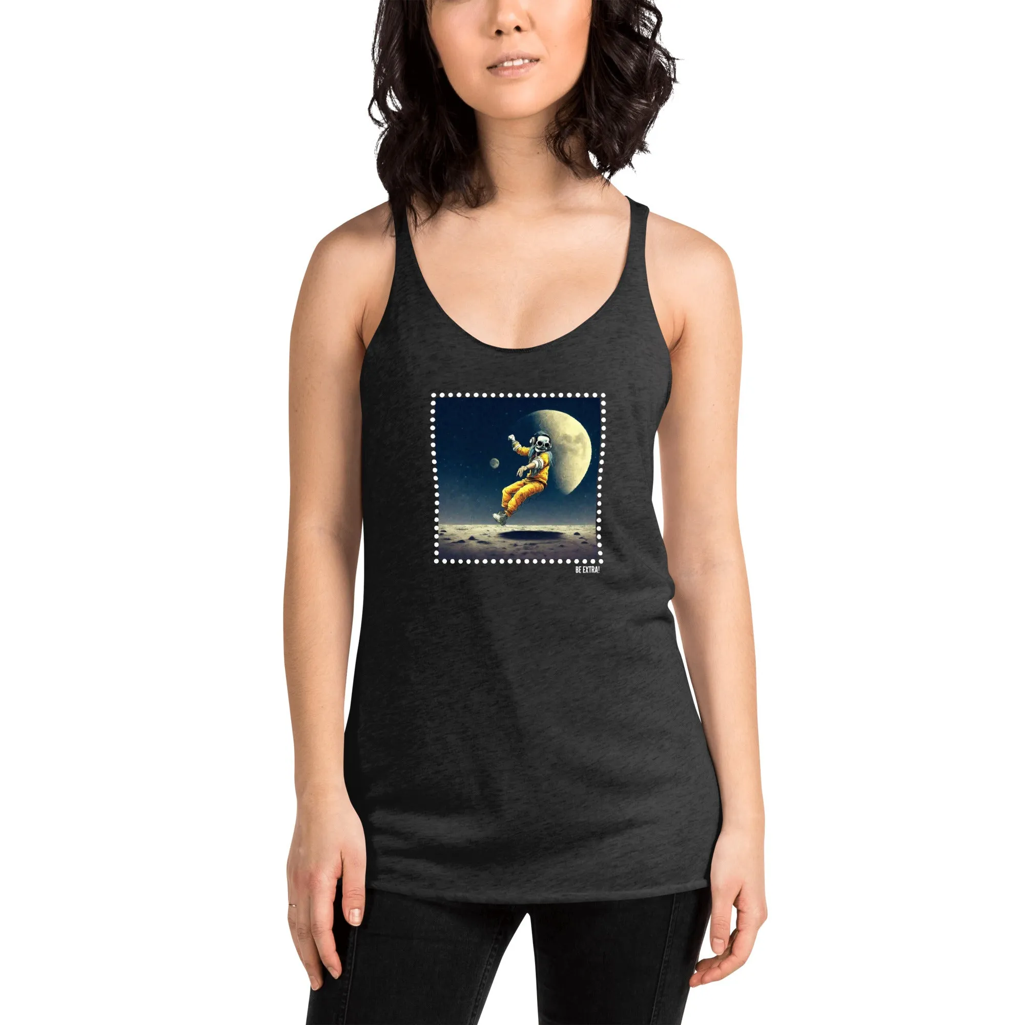 Be Extra! Moon Raver Women's Racerback Tank