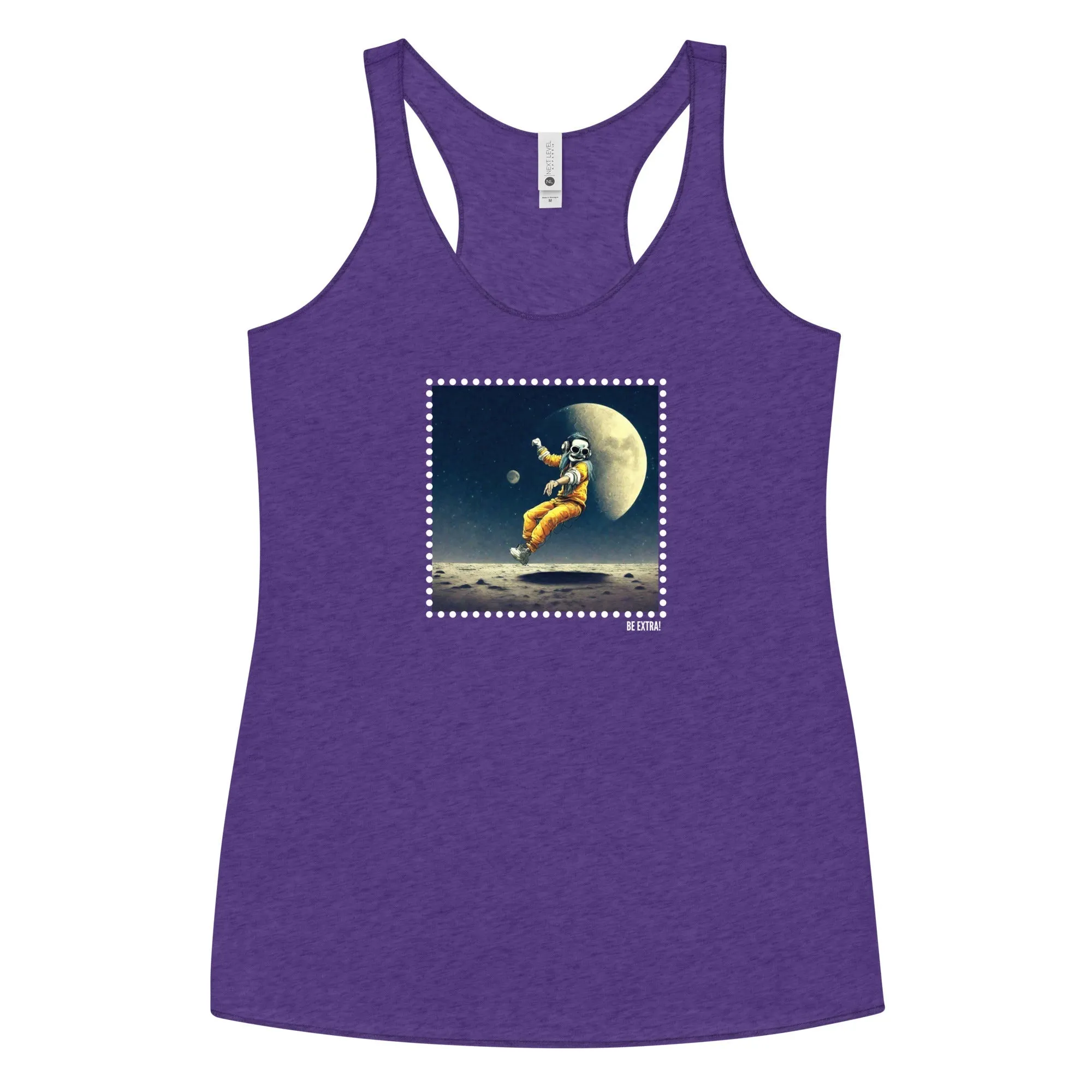 Be Extra! Moon Raver Women's Racerback Tank