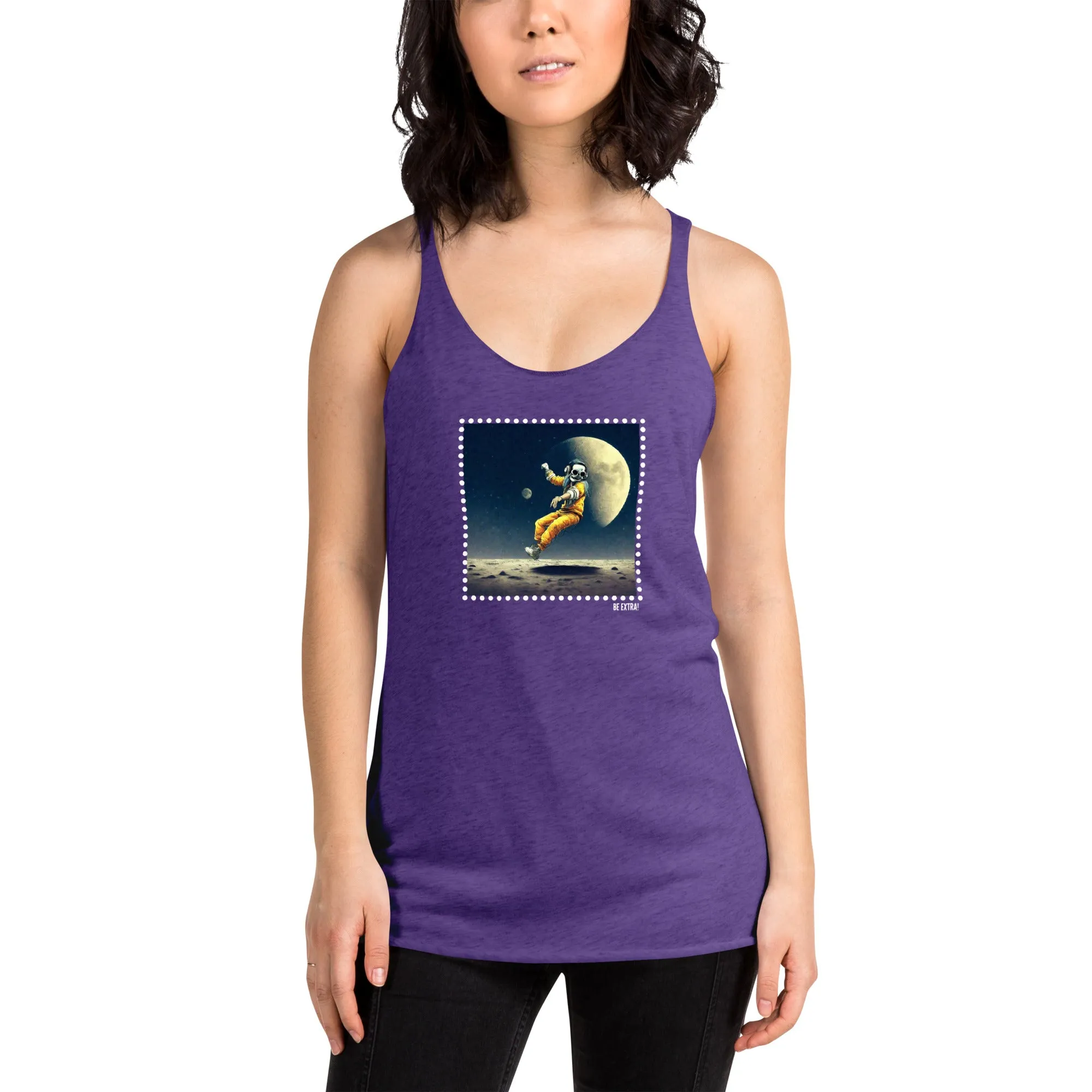Be Extra! Moon Raver Women's Racerback Tank
