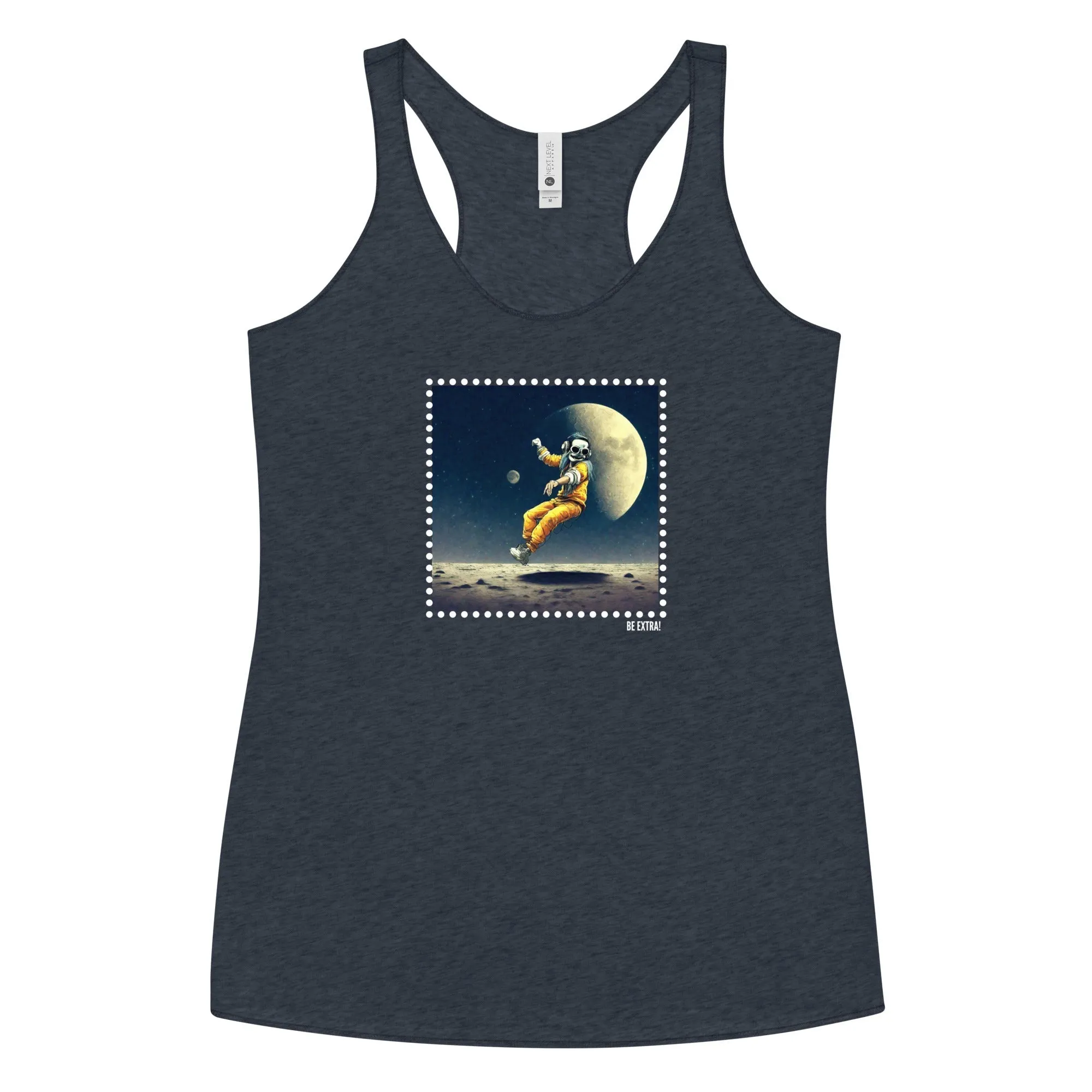 Be Extra! Moon Raver Women's Racerback Tank