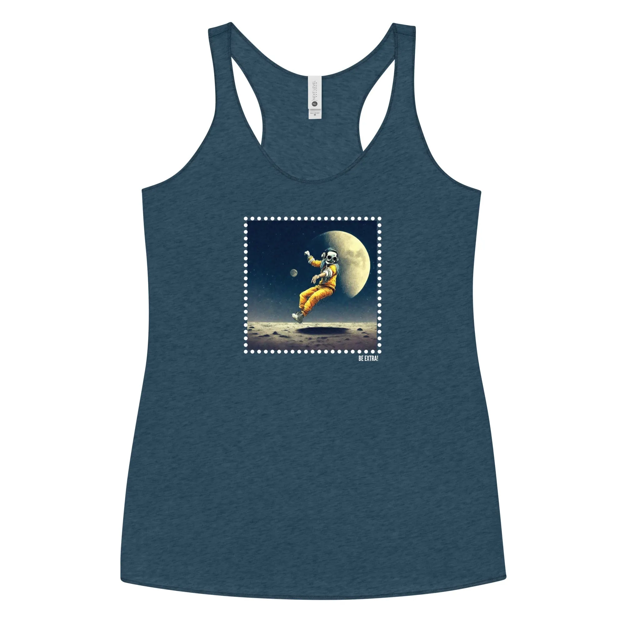 Be Extra! Moon Raver Women's Racerback Tank