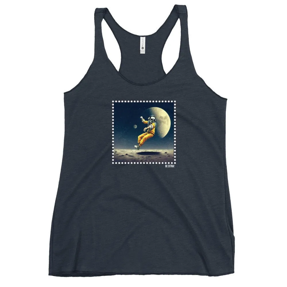Be Extra! Moon Raver Women's Racerback Tank