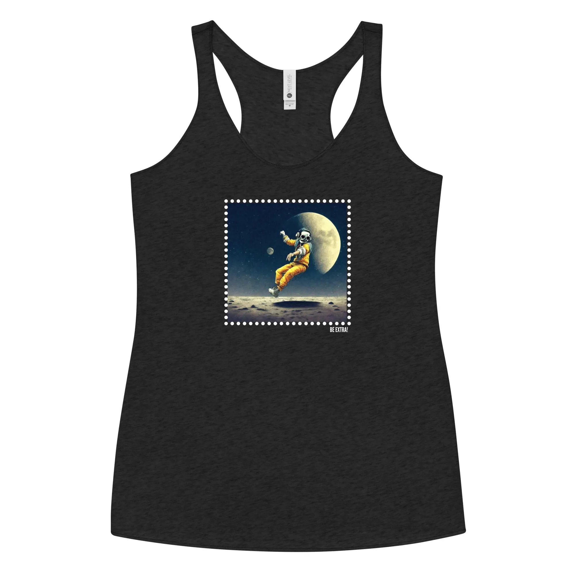 Be Extra! Moon Raver Women's Racerback Tank
