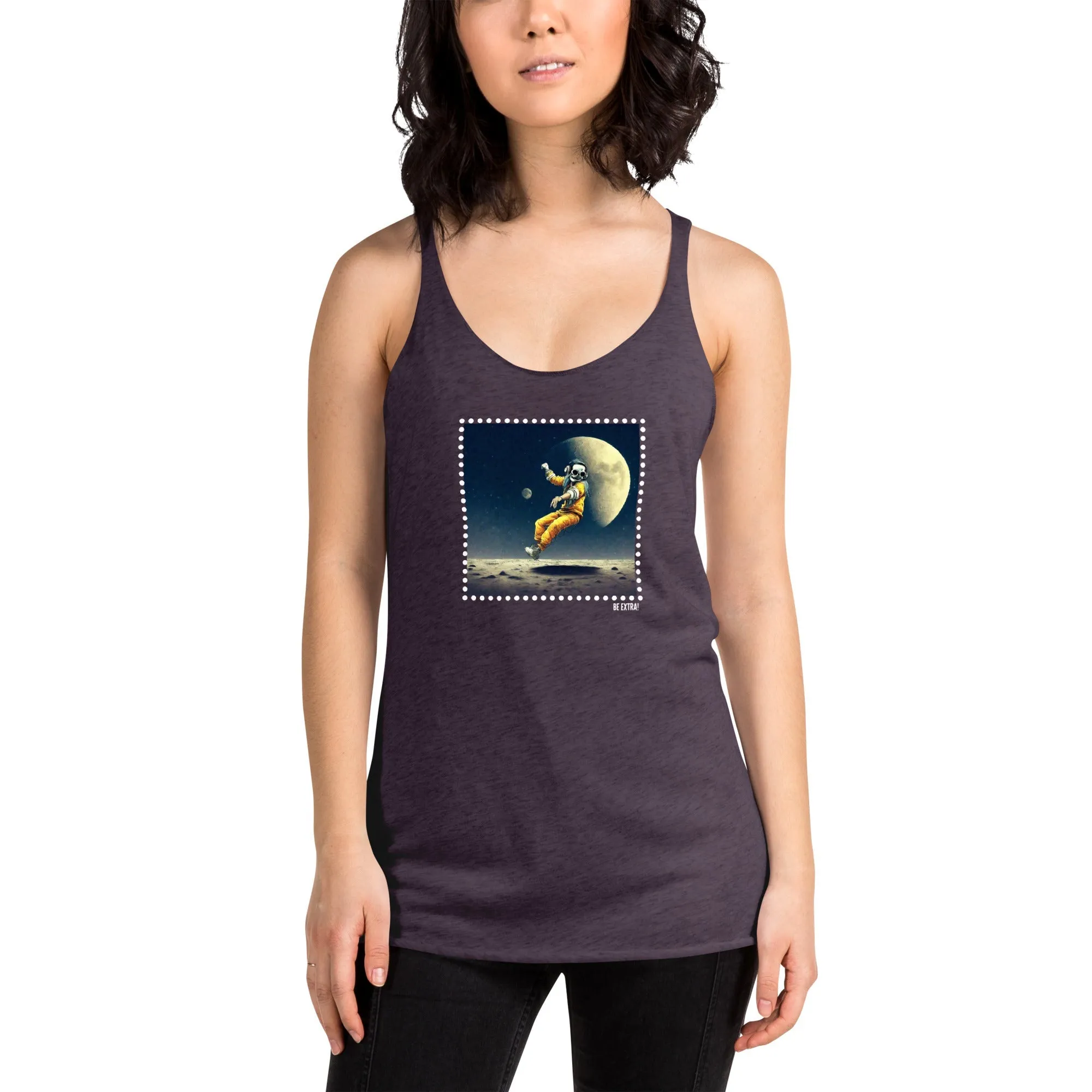 Be Extra! Moon Raver Women's Racerback Tank