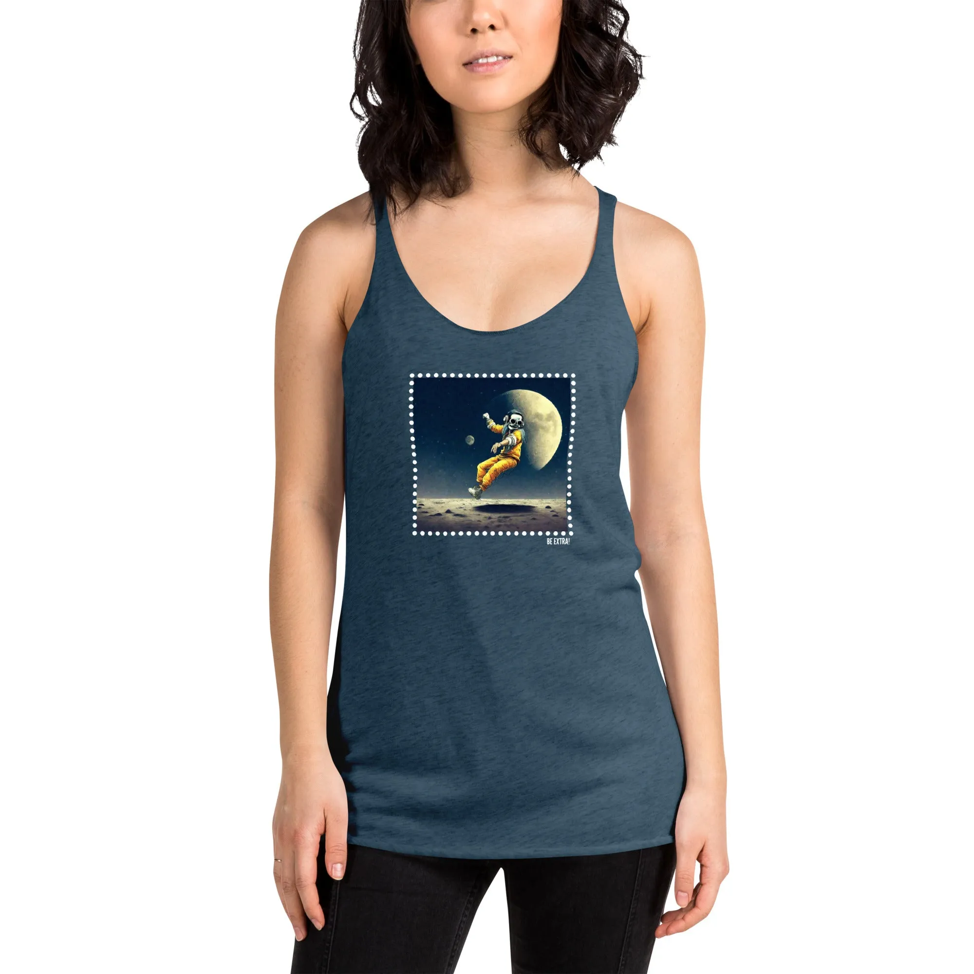 Be Extra! Moon Raver Women's Racerback Tank